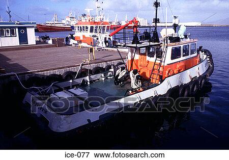 Tug at Quayside Reykjavik Harbour Iceland View Large Photo Image Stock Photo - Tug at Quayside Reykjavik Harbour Iceland. Fotosearch