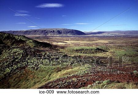 Tundra at Keiro Crater Iceland View Large Photo Image Stock Photo - Tundra at Keiro Crater Iceland. Fotosearch