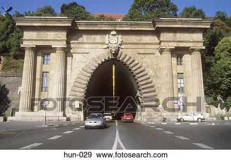 Tunnel at the Szechenyi Chain Bridge Budapest Hungary View Large Photo Image Stock Photo - Tunnel at the Szechenyi Chain Bridge Budapest Hungary. Fotosearch