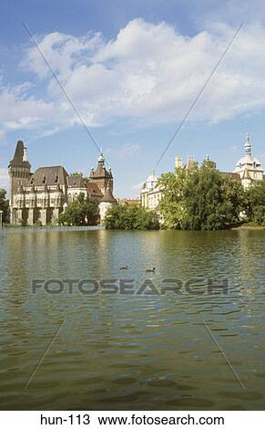 Stock Image - Vajdahunyad Castle Budapest Hungary. Fotosearch