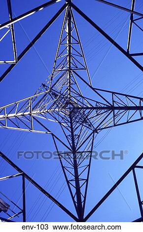 Vertical View inside a Pylon UK View Large Photo Image Stock Image - Vertical View inside a Pylon UK. Fotosearch