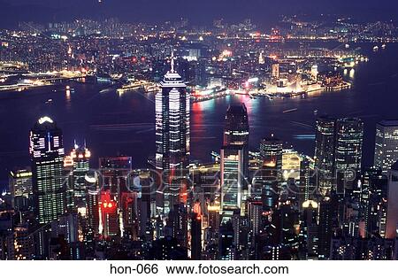 Victoria and Kowloon Cityscape At Night Hong Kong View Large Photo Image Stock Photograph - Victoria and Kowloon Cityscape At Night Hong Kong. Fotosearch