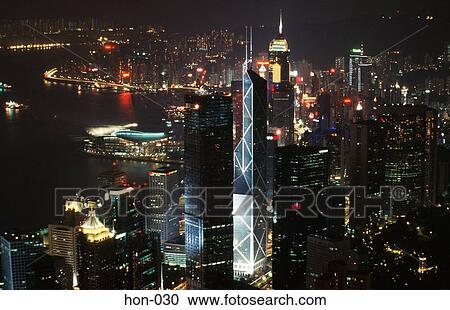 Victoria Cityscape At Night Hong Kong View Large Photo Image Stock Image - Victoria Cityscape At Night Hong Kong. Fotosearch