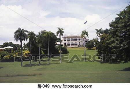 View across Gardens of Government House Suva Fiji View Large Photo Image Stock Photo - View across Gardens of Government House Suva Fiji. Fotosearch