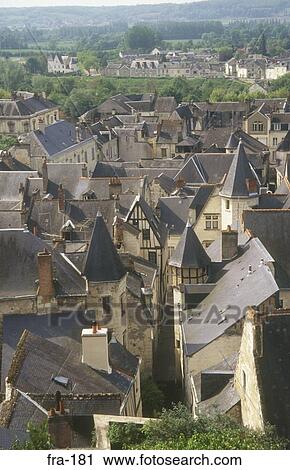 View of Chinon Loire Valley France View Large Photo Image Stock Image - View of Chinon Loire Valley France. Fotosearch