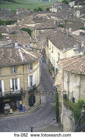 View of Meandering Street St Emilion France View Large Photo Image Stock Image - View of Meandering Street St Emilion France. Fotosearch