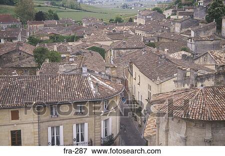 View of Meandering Street St Emilion France View Large Photo Image Stock Photo - View of Meandering Street St Emilion France. Fotosearch