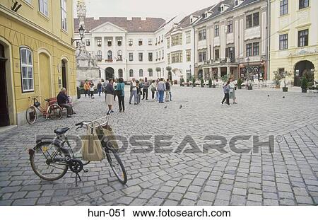 View of Square Fo Ter Sopron Hungary View Large Photo Image Stock Image - View of Square Fo Ter Sopron Hungary. Fotosearch