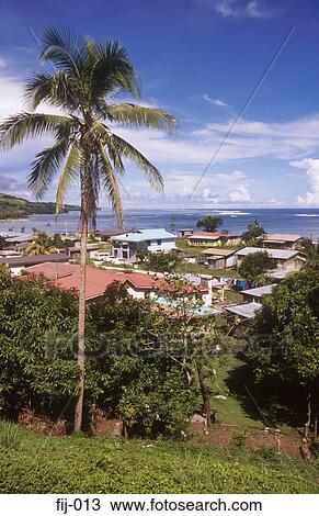 Stock Image - View of the Coral Coast Fiji. Fotosearch