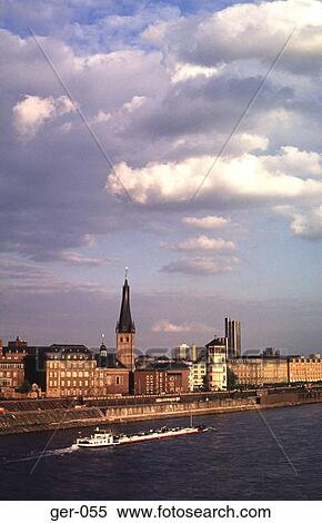 View of the Rhine Dusseldorf View Large Photo Image Stock Photography - View of the Rhine Dusseldorf. Fotosearch