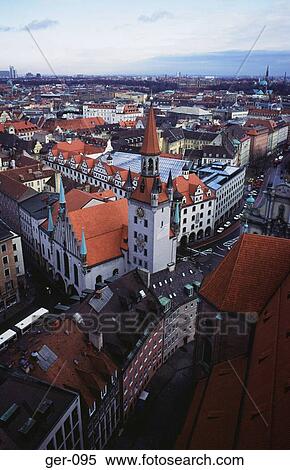 View over City Munich View Large Photo Image Stock Photography - View over City Munich. Fotosearch