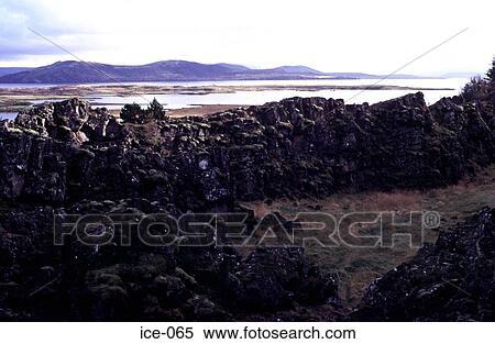 Volcanic Outcrops Pingvellir National Park Iceland View Large Photo Image Stock Photography - Volcanic Outcrops Pingvellir National Park Iceland. Fotosearch