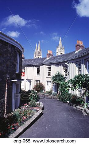 Walsingham Place Cornwall England UK View Large Photo Image Stock Photography - Walsingham Place Cornwall England UK. Fotosearch
