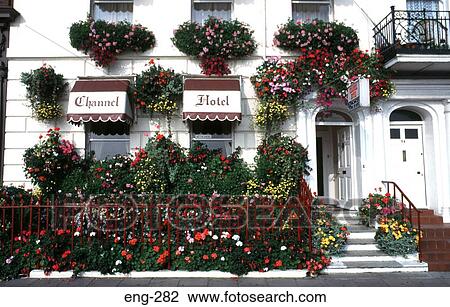 Weymouth Hotel Front Covered with Flowers Dorset View Large Photo Image Stock Image - Weymouth Hotel Front Covered with Flowers Dorset. Fotosearch