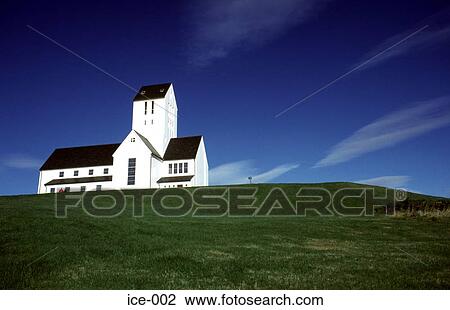 White Church on a Grass Hill Skalholt Iceland View Large Photo Image Stock Image - White Church on a Grass Hill Skalholt Iceland. Fotosearch