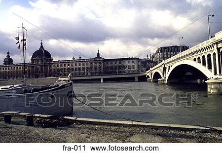 Wilson Bridge (Pont Wilson) Lyon France Europe View Large Photo Image Stock Image - Wilson Bridge (Pont Wilson) Lyon France Europe. Fotosearch