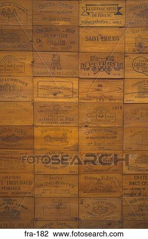 Stock Image - Wine Crates France. Fotosearch