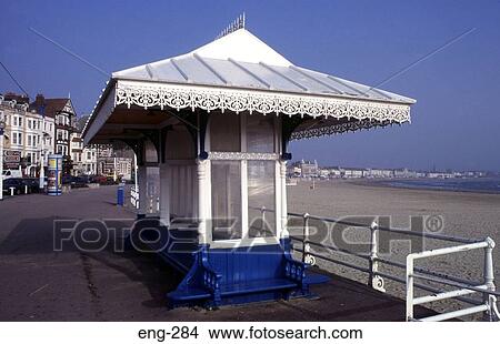 Wooden Shelter on Weymouth Promenade Dorset View Large Photo Image Picture - Wooden Shelter on Weymouth Promenade Dorset. Fotosearch