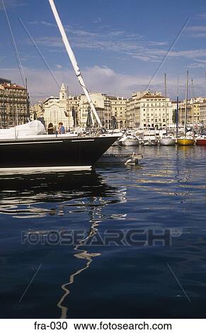 Yacht in Vieux Port (Old Port) Marseille France View Large Photo Image Stock Image - Yacht in Vieux Port (Old Port) Marseille France. Fotosearch