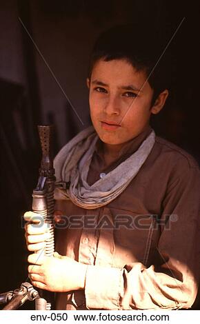 Young Boy with Russian Machine-gun Afghanistan View Large Photo Image Stock Image - Young Boy with Russian Machine-gun Afghanistan. Fotosearch