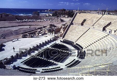 Amphitheatre at Caesarea Israel View Large Photo Image Stock Image - Amphitheatre at Caesarea Israel. Fotosearch