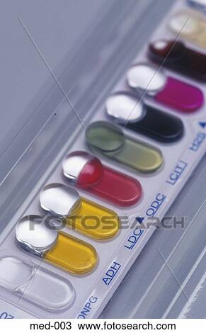 Stock Image - Anaerobic Reagent Cells UK. Fotosearch