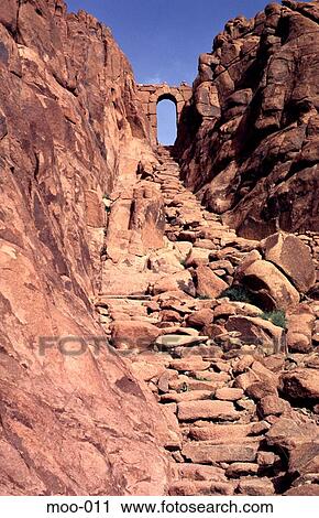 Ancient Stairway up Rocky Outcrop Sinai Egypt View Large Photo Image Stock Image - Ancient Stairway up Rocky Outcrop Sinai Egypt. Fotosearch