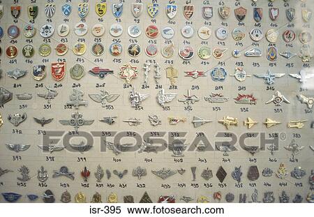 Badges and Emblems on Display in Market Stall Israel View Large Photo Image Stock Photography - Badges and Emblems on Display in Market Stall Israel. Fotosearch