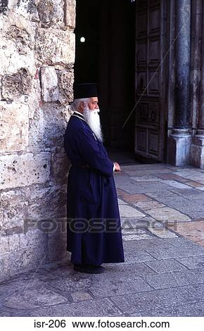 Bearded Greek Orthodox Priest Jerusalem Israel View Large Photo Image Stock Photograph - Bearded Greek Orthodox Priest Jerusalem Israel. Fotosearch