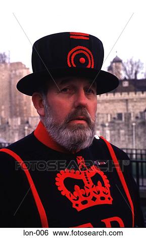 Beefeater at the Tower of London UK View Large Photo Image Stock Photograph - Beefeater at the Tower of London UK. Fotosearch
