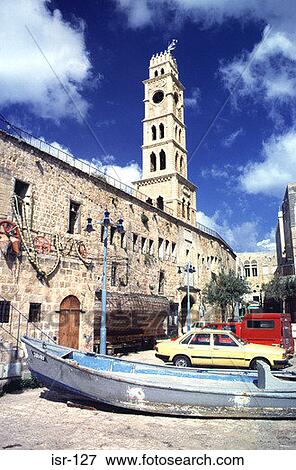 Boat and Cars Beside Khan-al-Umdan Akko Israel View Large Photo Image Stock Photo - Boat and Cars Beside Khan-al-Umdan Akko Israel. Fotosearch