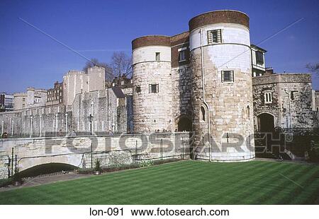 Stock Image - Bridge And Gatehouse To The Tower Of London E. Fotosearch