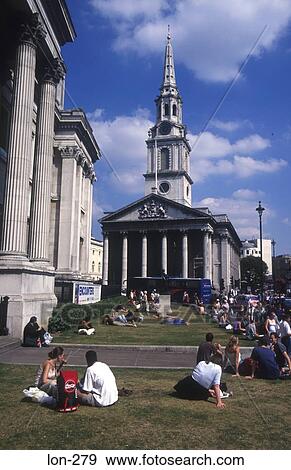 Church of St Martin-in-the-Fields London UK View Large Photo Image Stock Photo - Church of St Martin-in-the-Fields London UK. Fotosearch