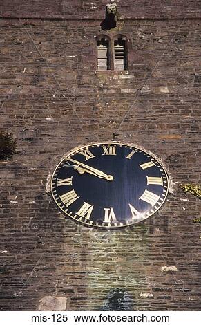 Stock Photography - Clock Face on Church Tower. Fotosearch