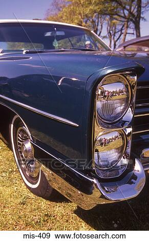 Close Up Double Headlamp on Classic Car UK View Large Photo Image Stock Photo - Close Up Double Headlamp on Classic Car UK. Fotosearch