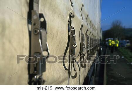 Close Up of Clamps Securing Soft Lorry Compartment View Large Photo Image Stock Photo - Close Up of Clamps Securing Soft Lorry Compartment. Fotosearch