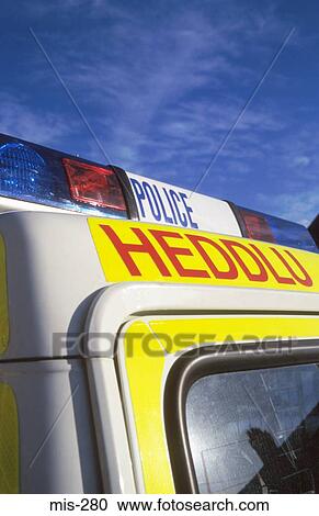Close up of Lights on Police Car UK View Large Photo Image Stock Image - Close up of Lights on Police Car UK. Fotosearch