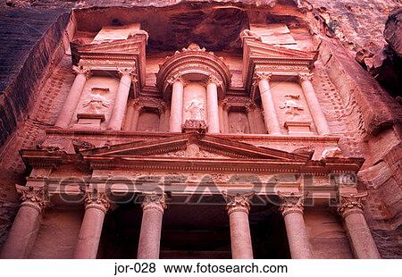 Close Up of Pediment on the Treasury Petra Jordan View Large Photo Image Stock Photo - Close Up of Pediment on the Treasury Petra Jordan. Fotosearch