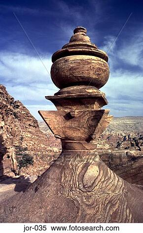 Close Up of Urn Ornament The Monastery Petra Jordan View Large Photo Image Stock Photography - Close Up of Urn Ornament The Monastery Petra Jordan. Fotosearch