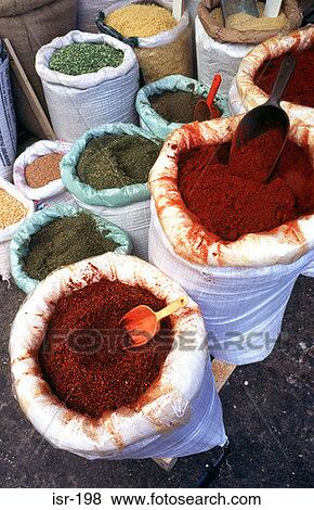 Colourful Spices on Display in a Souq Akko Israel View Large Photo Image Stock Photo - Colourful Spices on Display in a Souq Akko Israel. Fotosearch