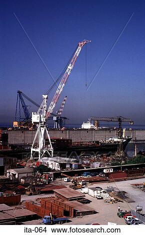 Container Ship in Dock Genoa Italy View Large Photo Image Picture - Container Ship in Dock Genoa Italy. Fotosearch