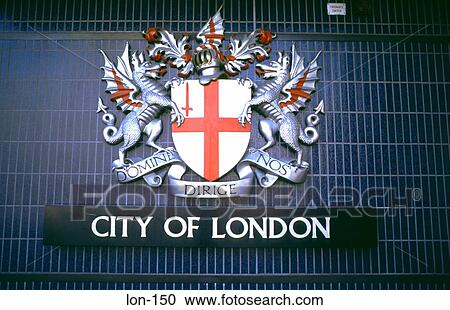 Crest of the City of London UK View Large Photo Image Stock Image - Crest of the City of London UK. Fotosearch