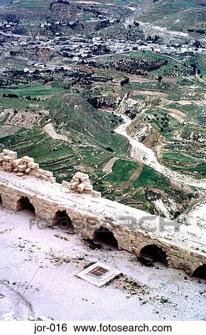 Curtain Wall of Karak Castle from Inside Jordan View Large Photo Image Stock Photograph - Curtain Wall of Karak Castle from Inside Jordan. Fotosearch