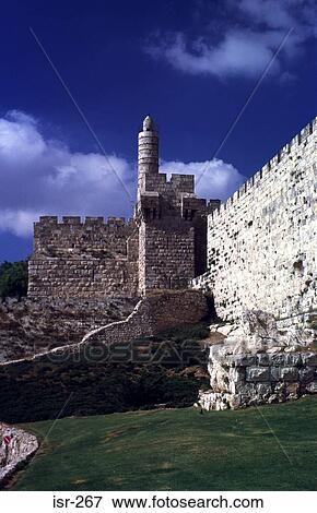 Davids Tower and the Citadel Jerusalem Israel View Large Photo Image Stock Photo - Davids Tower and the Citadel Jerusalem Israel. Fotosearch