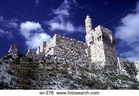 Davids Tower and the Citadel Jerusalem Israel View Large Photo Image Stock Photograph - Davids Tower and the Citadel Jerusalem Israel. Fotosearch