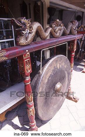 Decorated Gong Kuta Beach Bali View Large Photo Image Stock Photo - Decorated Gong Kuta Beach Bali. Fotosearch