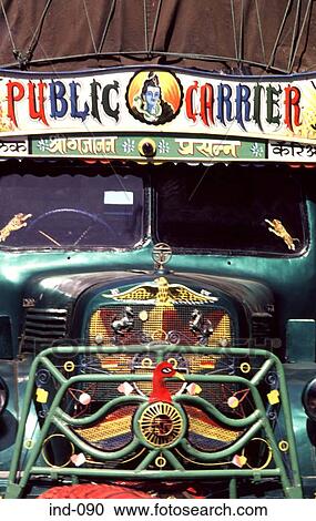 Decorated Lorry India Asia View Large Photo Image Stock Image - Decorated Lorry India Asia. Fotosearch