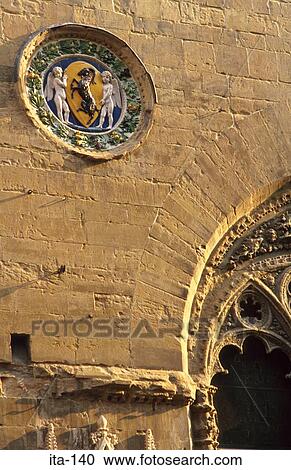 Detail of Plaque and Gothic Window Florence Italy View Large Photo Image Stock Image - Detail of Plaque and Gothic Window Florence Italy. Fotosearch