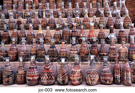 Display of Decorated Glass Vases Jordan View Large Photo Image Stock Image - Display of Decorated Glass Vases Jordan. Fotosearch