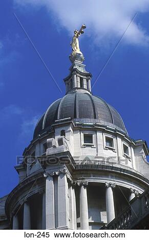 Stock Photography - Dome of the Old Bailey London UK. Fotosearch